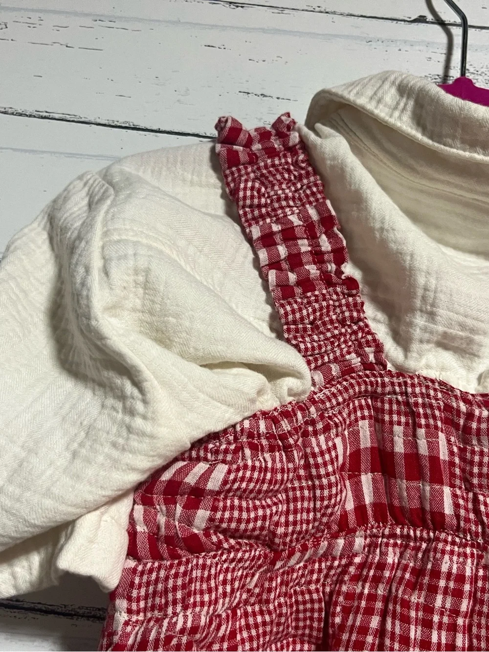 Handmade Pioneer Prairie Dress Apron Outfit Girls Size 3-5 Historical Costume